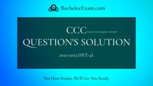 ccc question paper with solution