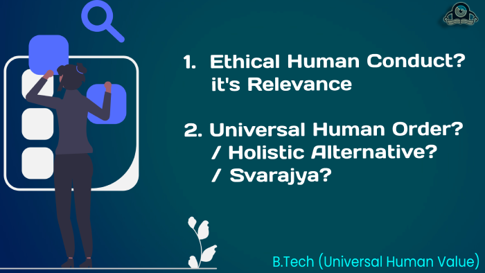 Btech Universal human value Ethical Human Conduct Ethical Human Conduct relevance