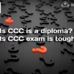 is the CCC is a diploma?