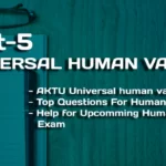 important questions for human values unit-5