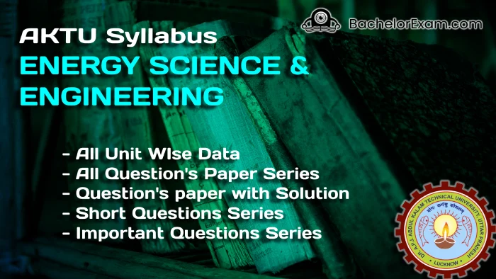 energy science & engineering syllabus
