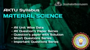 material science sylaabus