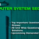 COMPUTER SYSTEM SECURITY unit 4 important question with solution