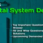 Digital System Design Unit 5 Important questions with answers