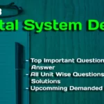 Digital System Design unit 3 Important question with solution