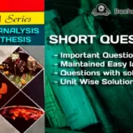 NETWORK ANALYSIS AND SYNTHESIS short qustion with solution