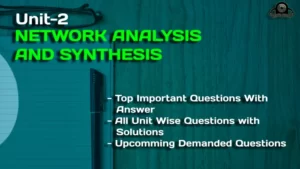 NETWORK ANALYSIS AND SYNTHESIS u2