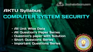 computer system security aktu syllabus