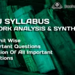 network analysis and synthesis syllabus for BTech AKTU