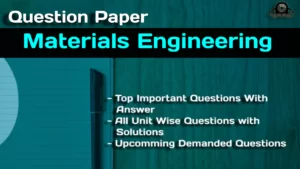 Question Paper Material-Engineering