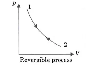 Explain reversible process with an example