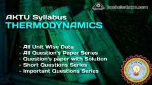 Syllabus Thermodynamics Mechanical Engineering