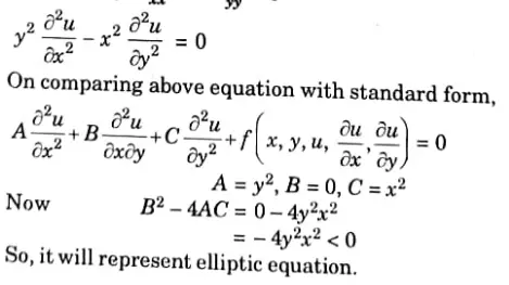 Classify the following differential equation in the first quadrant