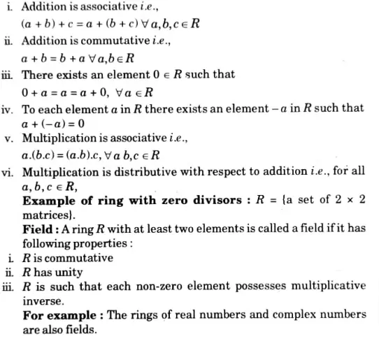 Algebraic Structures in Syllabus Discrete Structures and Theory of Logics