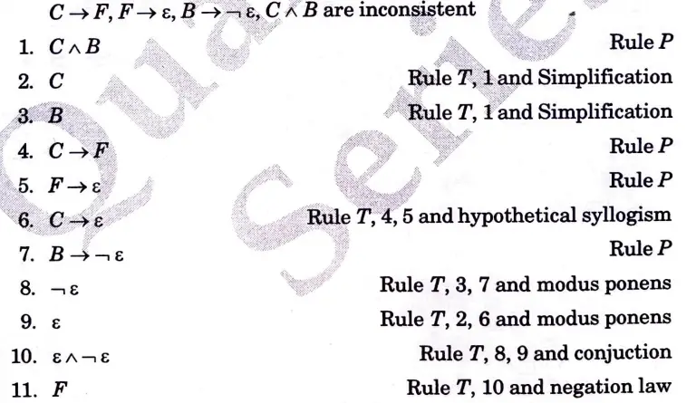 Discrete Structure And Theory of Logic AKTU Btech Previous Year Question Paper
