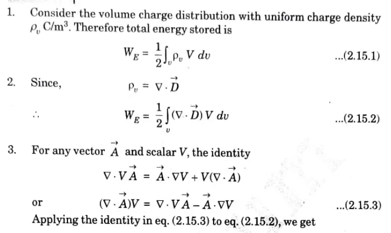 Derive energy density in electrostatic field