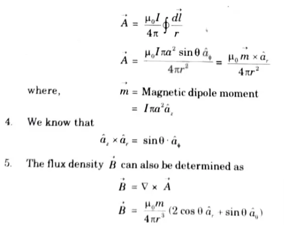 Write a short note on magnetic dipole