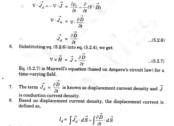 Displacement current