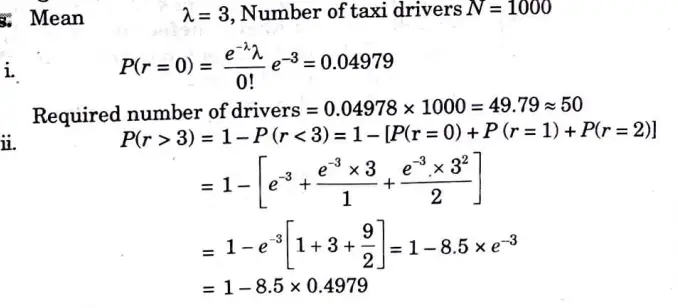 The number of accidents in a year involving taxi drivers in a city follows a Poisson distribution with mean equal to 3. Out of 1000 taxi drivers, find approximately the number of drivers such that