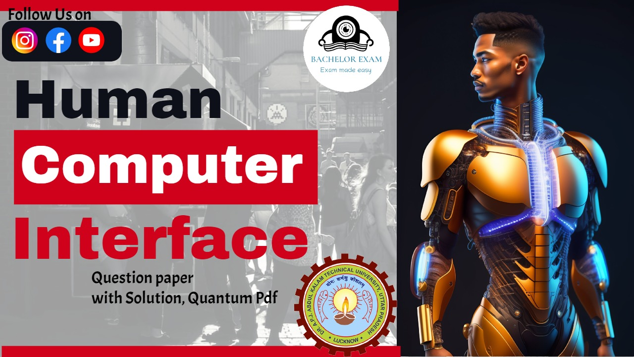 human-computer-interface-aktu question paper with solution Quantum PDF