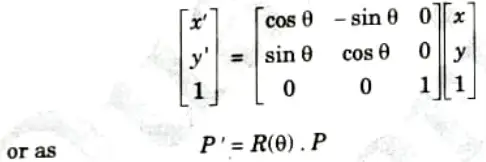 What is reflection about an arbitrary line