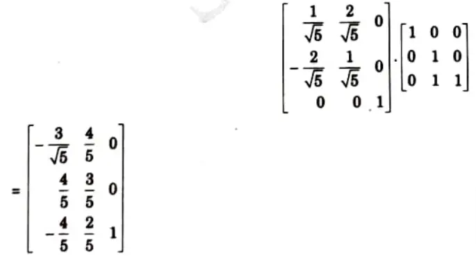 Obtain the mirror reflection of the triangle formed by the vertices A(0, 3), B(2, 0) and C(3, 2)