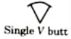 symbols for double U and single V joint