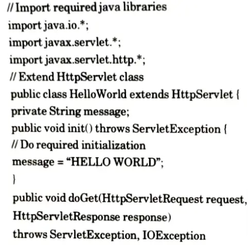 How do you create a servlet