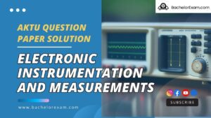 Electronic Instrumentation and Measurements