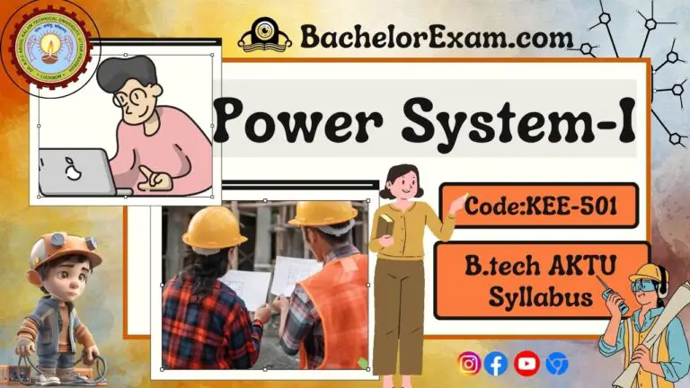 AKTU Power System syllabus Btech