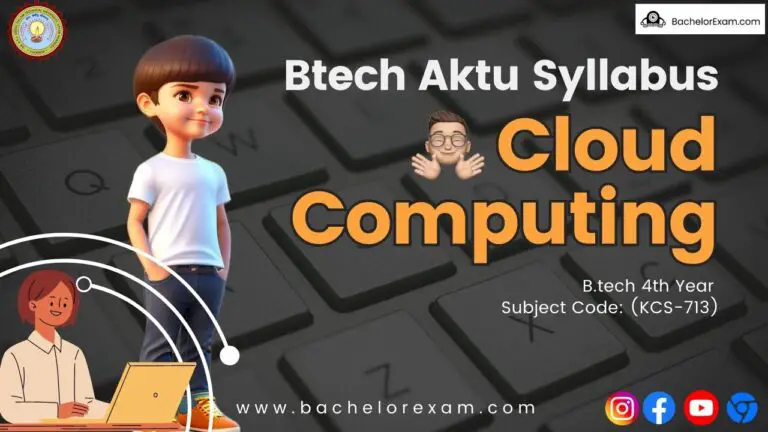 Aktu Btech Cloud Computing (KCS-713) Syllabus