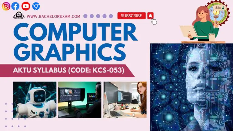 Computer Graphics (KCS-053) Aktu Btech Syllabus