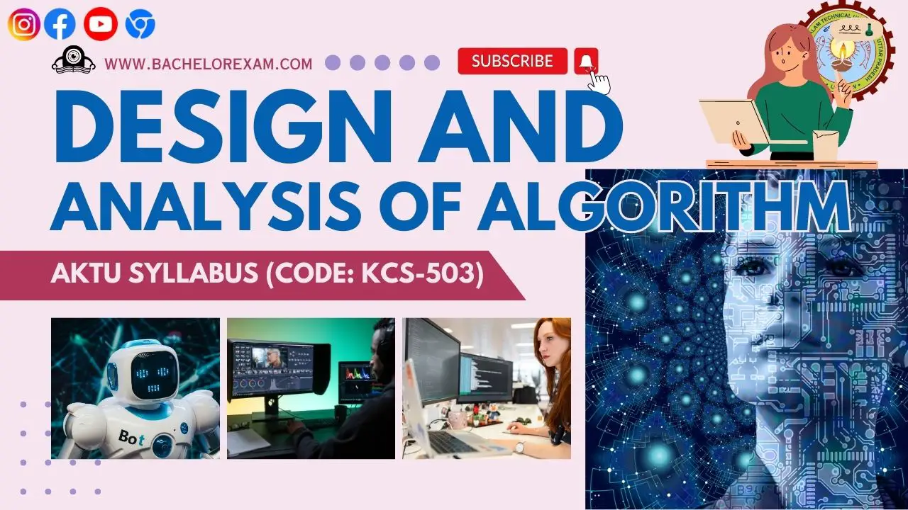 Aktu Design and Analysis of Algorithm (KCS-503) Btech Syllabus