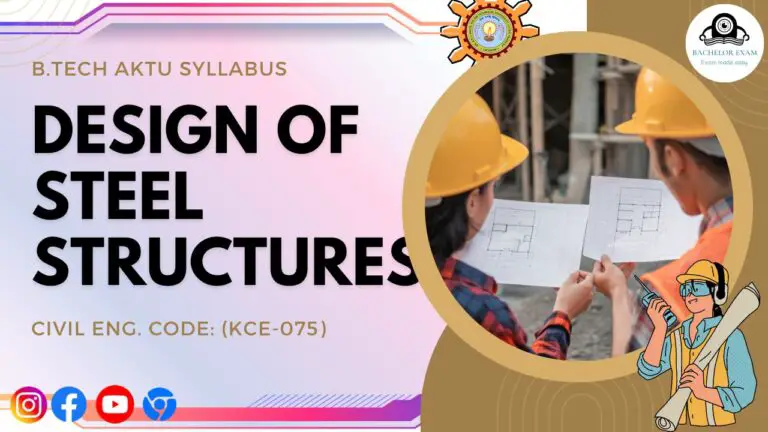 Design of Steel Structures aktu syllabus civil engineering