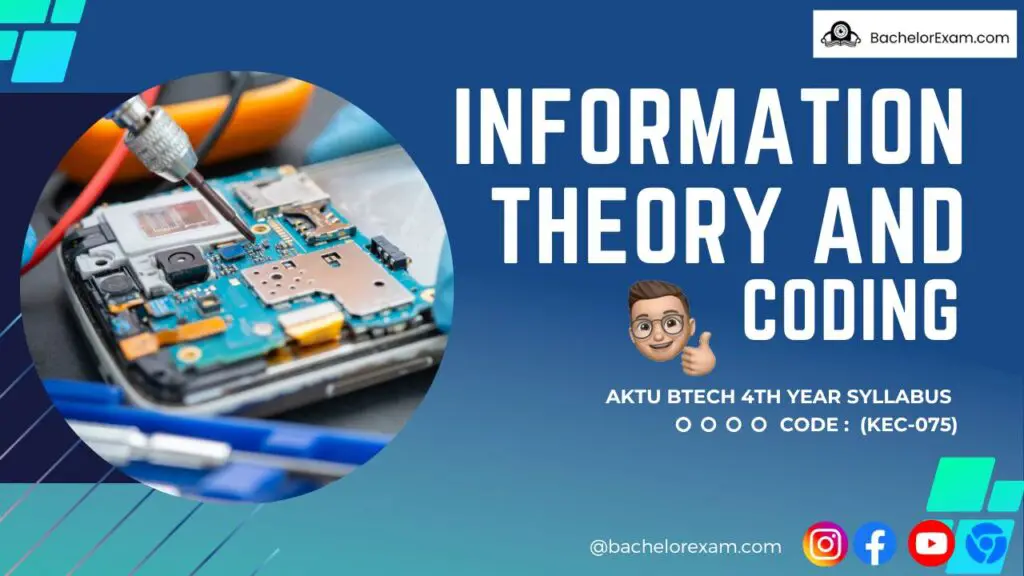 Syllabus For Information Theory And Coding (KEC-075) Btech Aktu ...