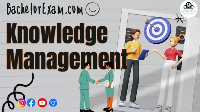 BCA Knowledge Management Solved Question Paper, Book, Notes Pdf