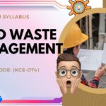 Aktu Btech Solid Waste Management (KCE-074) Syllabus