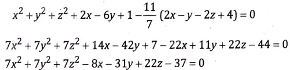 Find the equation of the sphere which touches the sphere x2 + y2 + z2 + 2x - 6y + 1 = 0  at (1, 2, -2) and passes through the point (1, - 1, 0). 