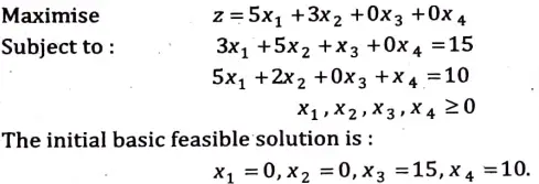 Solve the following LPP: 