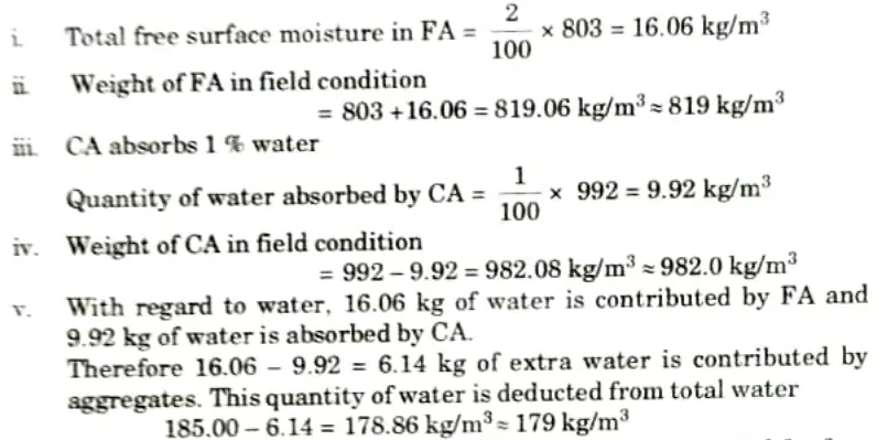 Standard deviation can be taken as 4 MPa. The specific gravity of FA and CA are 2.65 and 2.7 respectively