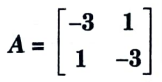 Find the eigen vectors of the matrix