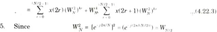 Derive and solve the DIT FET algorithm for 8 numbers of samples