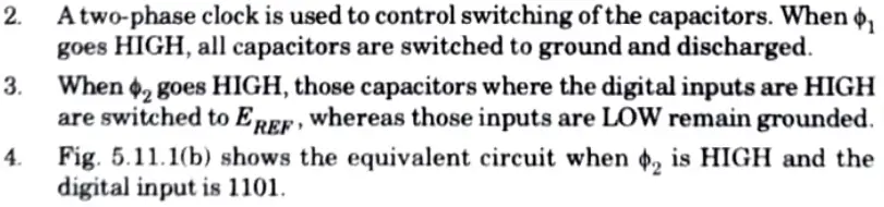 Describe the switched capacitor and write its applications.