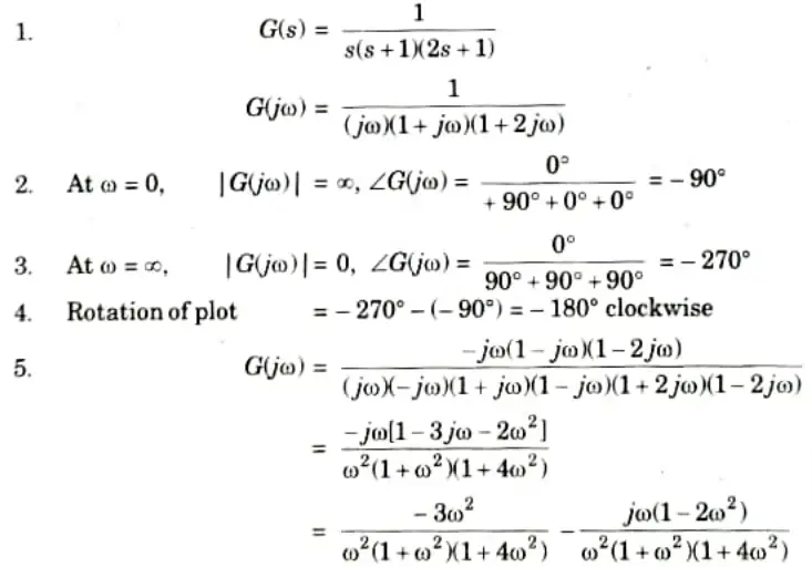 Sketch the polar plot of the following function, also determine gain margin, phase margin, H(s) = 1