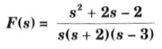 Find the partial fraction expansion for