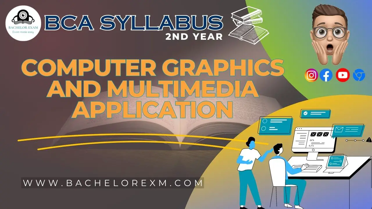 Computer Graphics and Multimedia Application BCA Syllabus Book Pdf 2nd Year