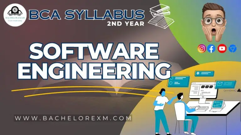 BCA Syllabus Software Engineering 2nd Year Pdf