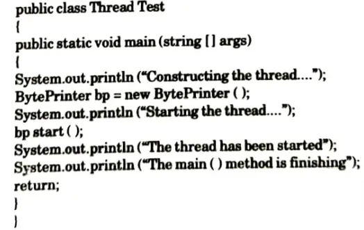 What is thread ? How to create a thread in Java ?