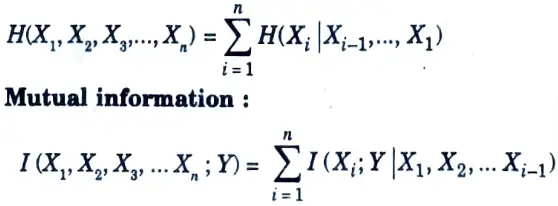 State the chain rule for various operations. 