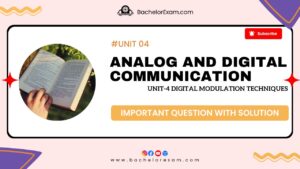 (Aktu Btech) Analog and Digital Communication Important Unit-4 Digital Modulation Techniques